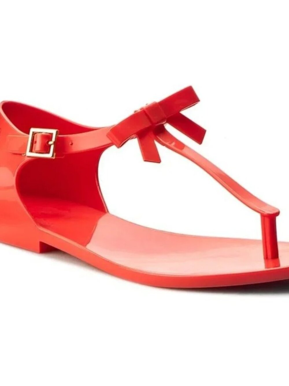 Melissa Honey Bow Thong Adjustable Sandals Size 6 US/ 37 EU